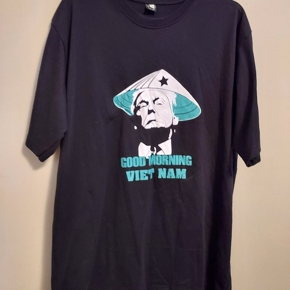 Good Morning Viet Nam black s/s tshirt xxl - Picture 2 of 10